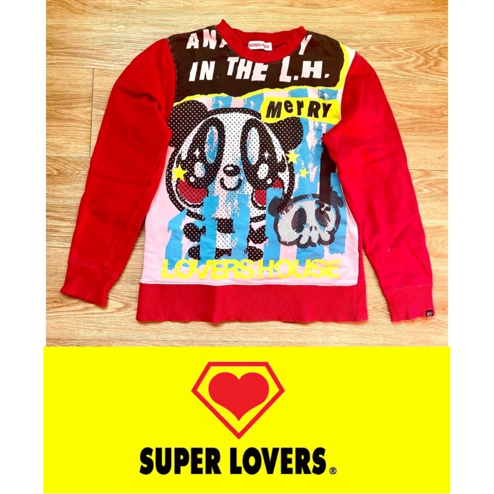 Awesome Rare Vintage Superlovers Sweatshirt. Size Small.